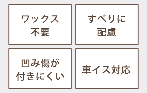 使い勝手の良い機能性