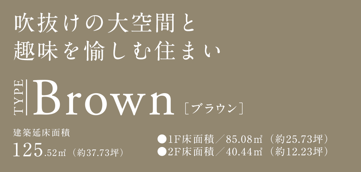 吹抜けの大空間と趣味を愉しむ住まい