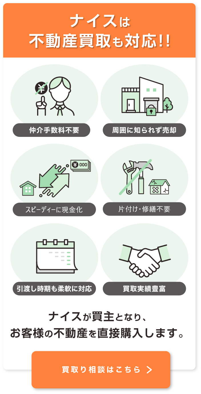 ナイスの不動産売却がスピーディな理由